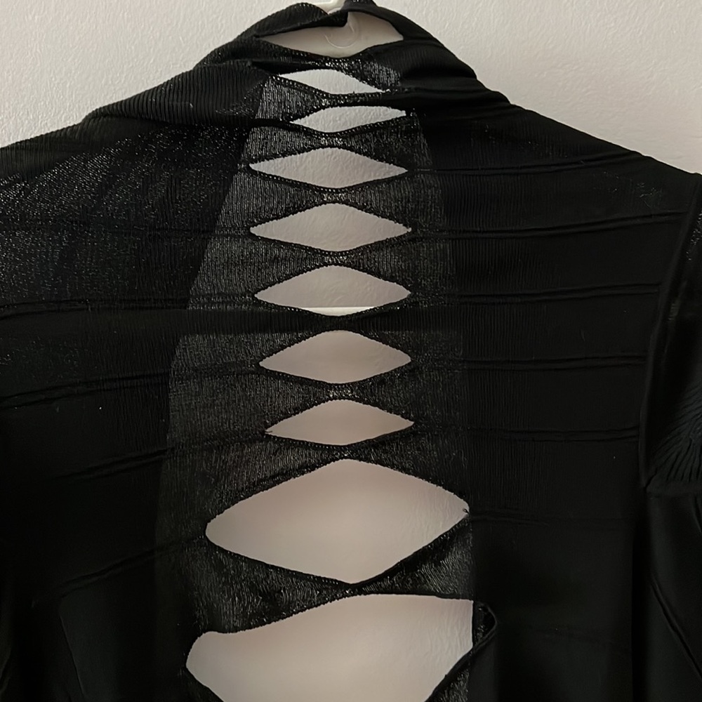 Rick Owens Cutout Cardigan Sz S - Picture 8 of 14